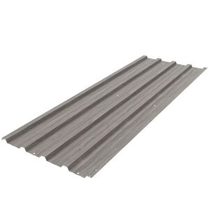 Imagine Outsunny Set 12 Panouri de Schimb 129x45 cm pentru Căsuțe de Grădină din Oțel Galvanizat Gri | Aosom Romania
