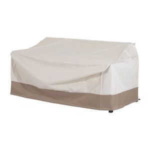 Imagine HomCom Prelată pentru Acoperirea Mobilierului din Material Oxford, Crem și Maro, 152x87x59/79cm