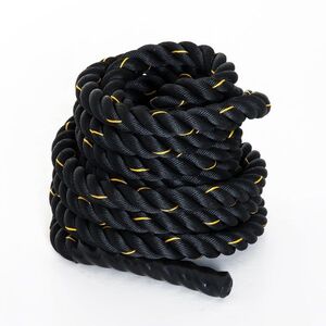Imagine HOMCOM Battle Rope Coarda Funie de Antrenament Forta Fitness (Ф38mm) Lungime 9m