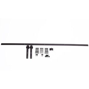 Imagine HomCom Binario per Porta Scorrevole Portata 100kg con Kit Accessori