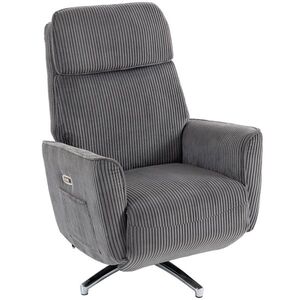 Imagine HOMCOM Fotoliu Relax Electric Reglabil cu Funcție de Șezlong, 2 Motoare, Rotativ, Fotoliu TV cu Port USB | Aosom Romania