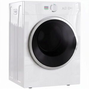 Imagine HOMCOM Mini Uscător de Rufe Portabil 4, 8 kg, 1020W, Încălzire PTC, Timer, Alb | Aosom Romania