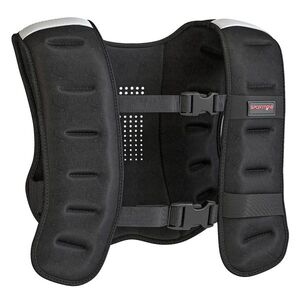 Imagine SPORTNOW Vestă cu Greutăți 10 Kg Con Curele Regolabili In Neopren Negru | Aosom Romania