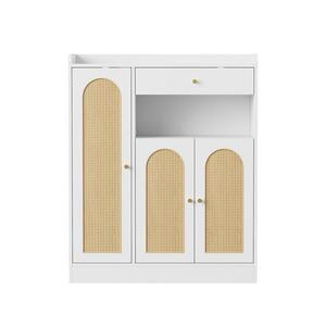 Imagine Dulap pentru pantofi din rattan, Culoare naturală | Aosom Romania