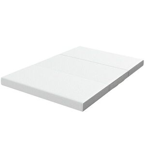 Imagine HOMCOM Saltea Pliabilă 195x120cm, 10cm, Husă Lavabilă, Ideală pentru Oaspeți/Camping, Gri | Aosom Romania