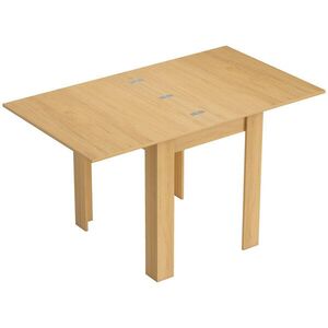 Imagine HOMCOM Masă extensibilă 70/140 x 80 cm Masă modernă de sufragerie pentru 4–6 persoane Economisește spațiu pentru bucătărie sufragerie | Aosom Romania