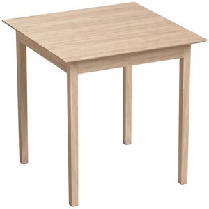 Imagine HOMCOM Masă bucătărie/sufragerie pătrată, design modern, 75 cm x 75 cm x 76 cm, lemn natural | Aosom Romania
