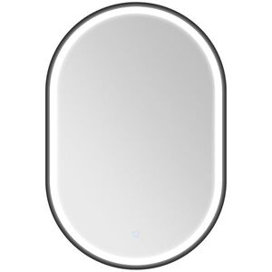 Imagine HOMCOM Oglindă baie iluminare LED 50x70cm, oglindă iluminată de perete cu comutator tactil, lumină 3 culori | Aosom Romania