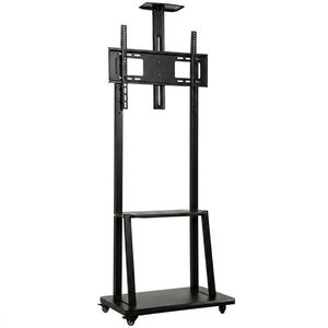 Imagine HOMCOM Suport Mobil pentru Televizor de 32-75 Inci, VESA Maxim 400x600, Negru | Aosom Romania