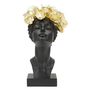 Imagine Mauro Ferretti Statuie Femeie Cu Fluturi Pe Cap cm 21X20X36, 5 | Aosom Romania