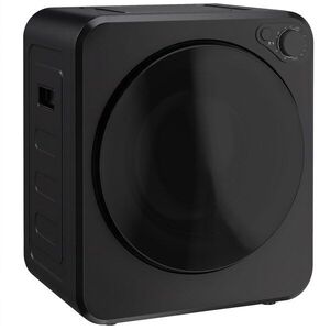 Imagine HOMCOM Mini Uscător Rufe Portabil 2, 5Kg, 5 Programe, 800W, Încărcare Frontală, Negru | Aosom Romania