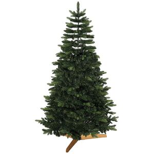Imagine HOMCOM Brad artificial de Crăciun tip brad nobil, 961 ramuri, 180 cm, verde | Aosom Romania