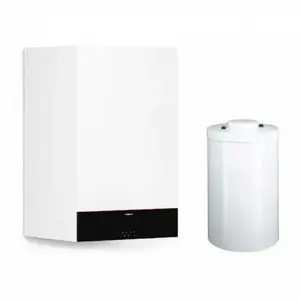 Imagine Viessmann Vitodens 100-W, 25 kW, cu boiler monovalent pentru apa calda menajera de 120 litri (Z022915)