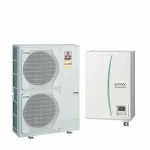Imagine Pompa de caldura Hydrobox aer-apa Mitsubishi Electric Zubadan ERSC-VM2D+PUHZ-SHW140YHA 14 kW – compact