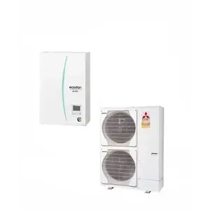 Imagine Pompa de caldura Hydrobox aer-apa Mitsubishi Electric Zubadan ERSE-YM9ED+PUHZ-SHW230YKA 23 kW-compact