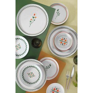 Imagine Serviciu de masa 24 piese MOD24Y260012176, Kutahya Porselen, portelan, multicolor