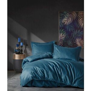Imagine Lenjerie de pat dubla King (FR), L'essentiel Maison, Stripe, Albastru