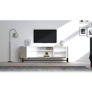 Imagine Comoda TV Tugi, Puqa Design, 150x36.8x50 cm, alb