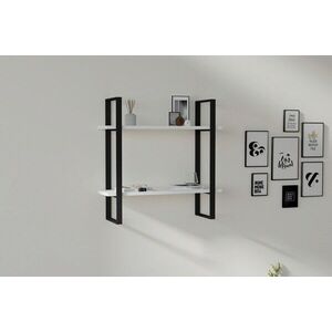 Imagine Raft de perete, Hanah Home, Buba, 70x70x22 cm, Alb