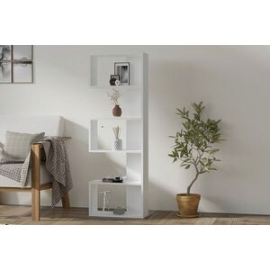 Imagine Corp biblioteca, Hanah Home, Nebu, 52x150 cm, Alb
