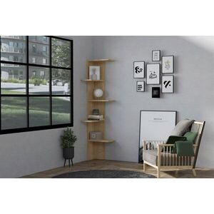 Imagine Corp biblioteca, Hanah Home, Bled, 40x160x21.4 cm, Stejar