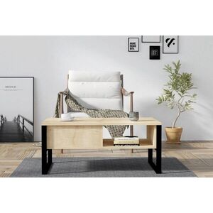 Imagine Masuta de cafea, Hanah Home, Devon Orta- Sapphire Oak, 100x60x44 cm, Maro
