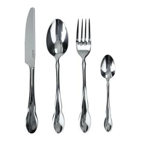 Imagine Set tacamuri 24 piese, Antichi Shiny, Brandani, inox