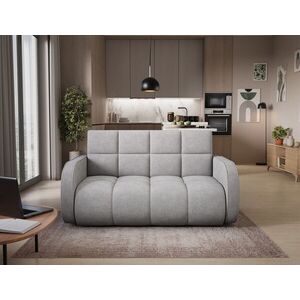 Imagine Canapea extensibila 3 locuri ELTAP, Deverio, 154x103x83 cm, lemn/poliester, gri deschis