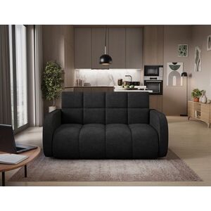 Imagine Canapea extensibila 3 locuri ELTAP, Deverio, 154x103x83 cm, lemn/poliester, negru