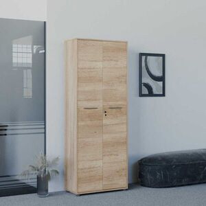Imagine Corp biblioteca, Hanah Home, Nkt-555-Tt-1, 72x187x34 cm, Nuc deschis