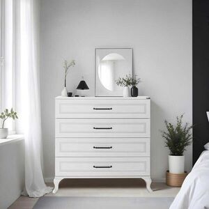 Imagine Dulap, Hanah Home, Sfn-1004-Dd-1, 90x89x45 cm, Alb