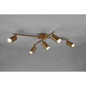 Imagine Plafoniera Marley, TRIO, 77.4x57.4x22.4 cm, 35W, 5x GU10, metal, bronz antic