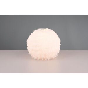 Imagine Lampa de masa Furry, RL, 30x24 cm, 10W, 1x E14, plus sintetic, alb