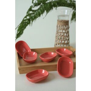 Imagine Set boluri pentru aperitive, Hermia, 275KRM2140, Antibacterian, Roz