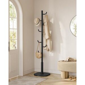 Imagine Cuier pentru haine Cactus Shaped, Songmics, 40x175.3 cm, MDF, negru