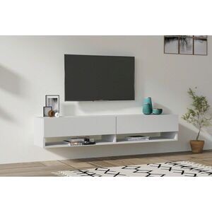 Imagine Comoda TV, Hanah Home, Arges, 141x31x30 cm, Alb