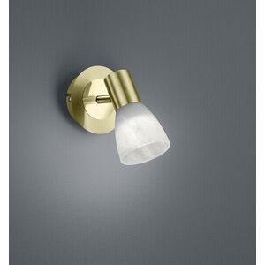 Imagine Aplica de perete Levisto, TRIO, 10x14.5 cm, 4.9W, 1x E14, metal, bronz mat/alb