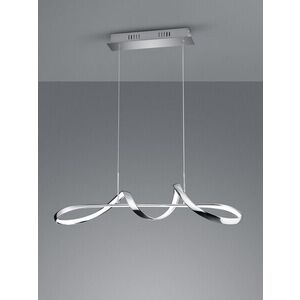 Imagine Lustra Perugia, RL, 81x46x150 cm, 37W, 1x SMD, metal, argintiu