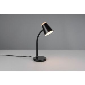 Imagine Lampa de masa Pongo, RL, 13x36 cm, 4.5W, 1x SMD, plastic, negru/natur