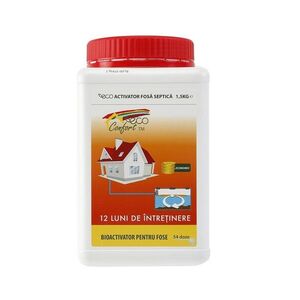 Imagine Bioactivator pentru fose septice, 54 doze, tratament 12 luni, 1.5 kg, Eco Confort