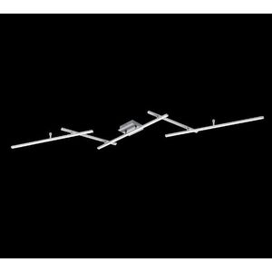 Imagine Plafoniera Arvin, TRIO, 245x50x8.5 cm, 22W / 8W, 2x SMD, metal, nichel mat
