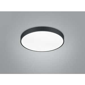 Imagine Plafoniera Waco, TRIO, 49x6 cm, 52.5W, 1x SMD, metal, negru mat
