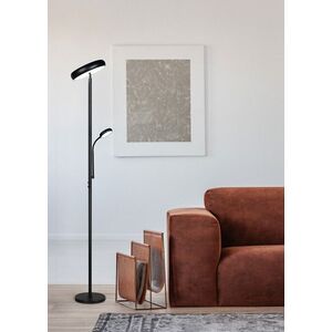 Imagine Lampadar Palermo, RL, 28x183 cm, 5W / 18W, 2x SMD, metal, negru mat