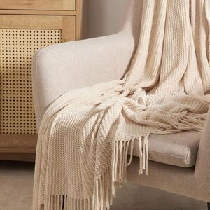 Imagine Patura Chenille, Homla, 130x170 cm, poliester, ecru