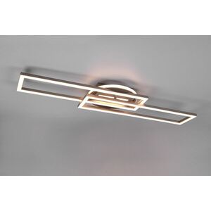 Imagine Plafoniera Twister, RL, 90.5x24.5x8.5 cm, 30W, 1x SMD, metal, nichel mat