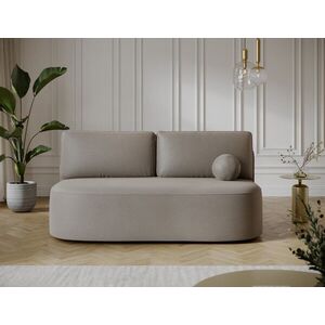 Imagine Canapea extensibila 2 locuri ELTAP, Lilana, 193x96x93 cm, lemn/poliester, bej inchis