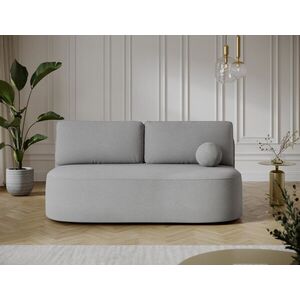 Imagine Canapea extensibila 2 locuri ELTAP, Lilana, 193x96x93 cm, lemn/poliester, gri deschis