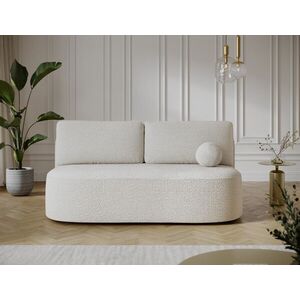 Imagine Canapea extensibila 2 locuri ELTAP, Lilana, 193x96x93 cm, lemn/poliester, alb