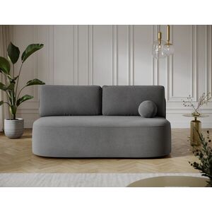 Imagine Canapea extensibila 2 locuri ELTAP, Lilana, 193x96x93 cm, lemn/poliester, gri inchis