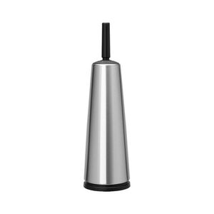 Imagine Perie de toaleta cu suport, Brabantia, ReNew Matt, 12x12x42 cm, otel, argintiu
